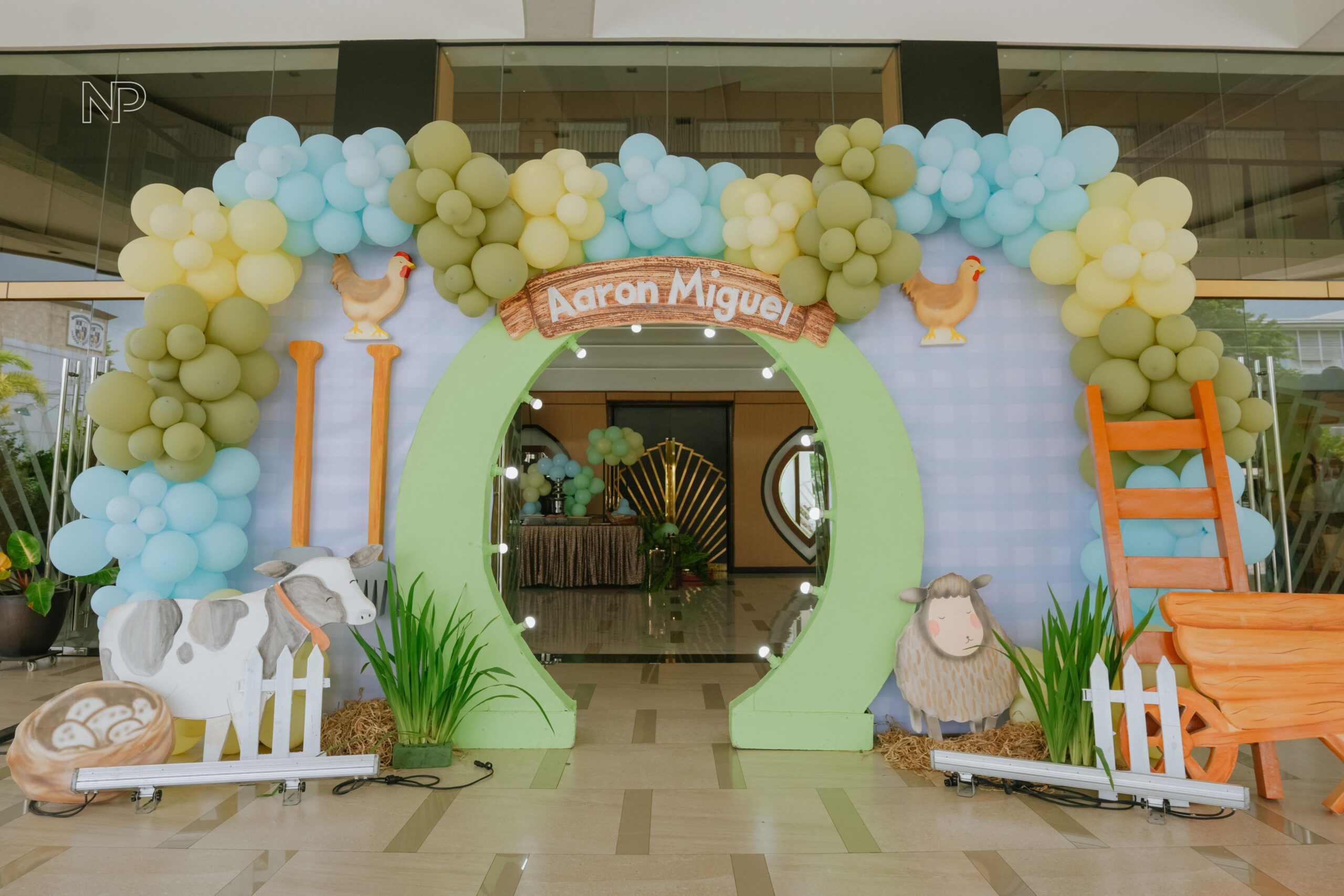 Barn Theme Party Setup in the Philippines | Farm Birthday Styling by Party Curators