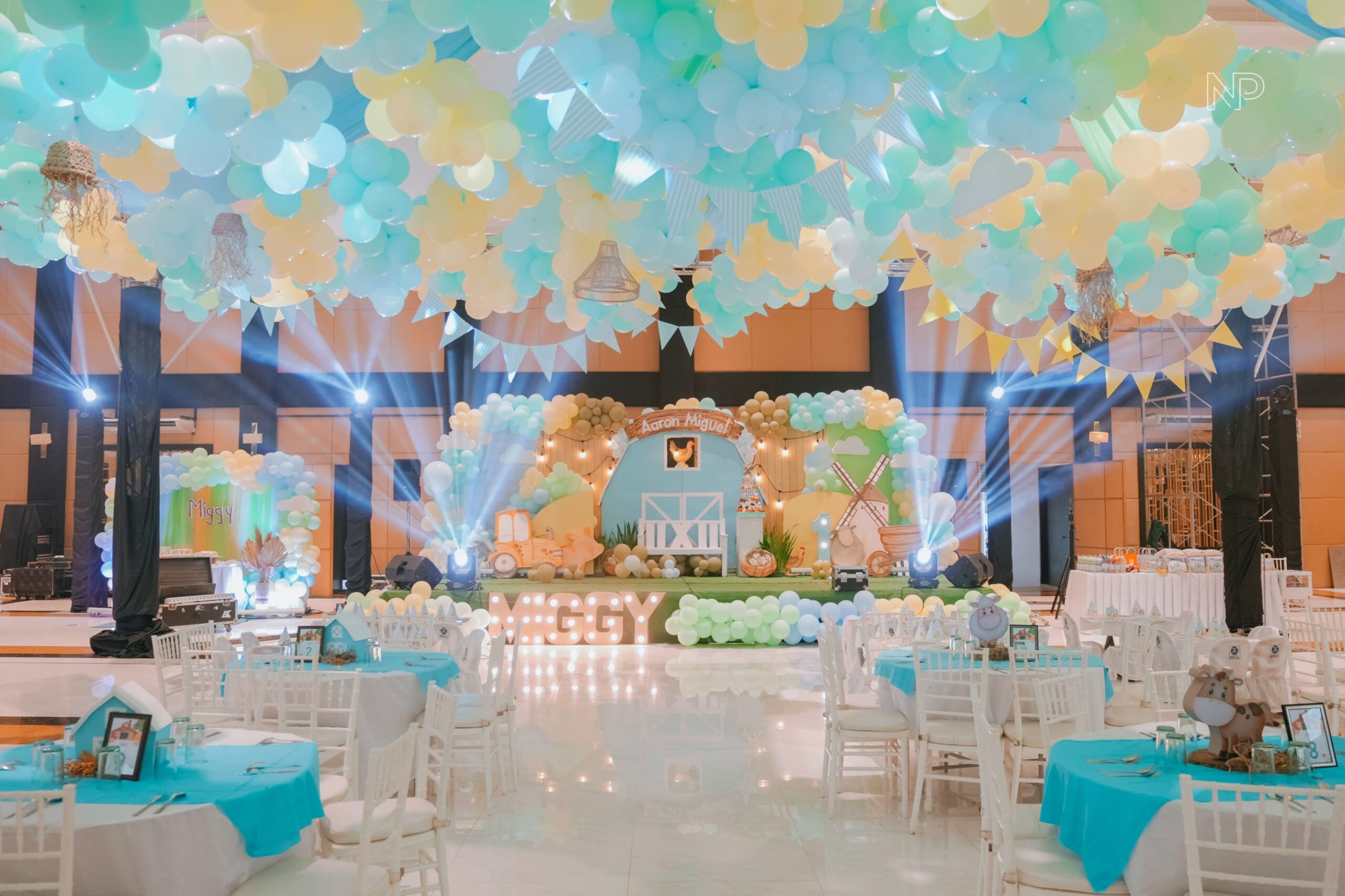 Barn Theme Party Setup in the Philippines | Farm Birthday Styling by Party Curators