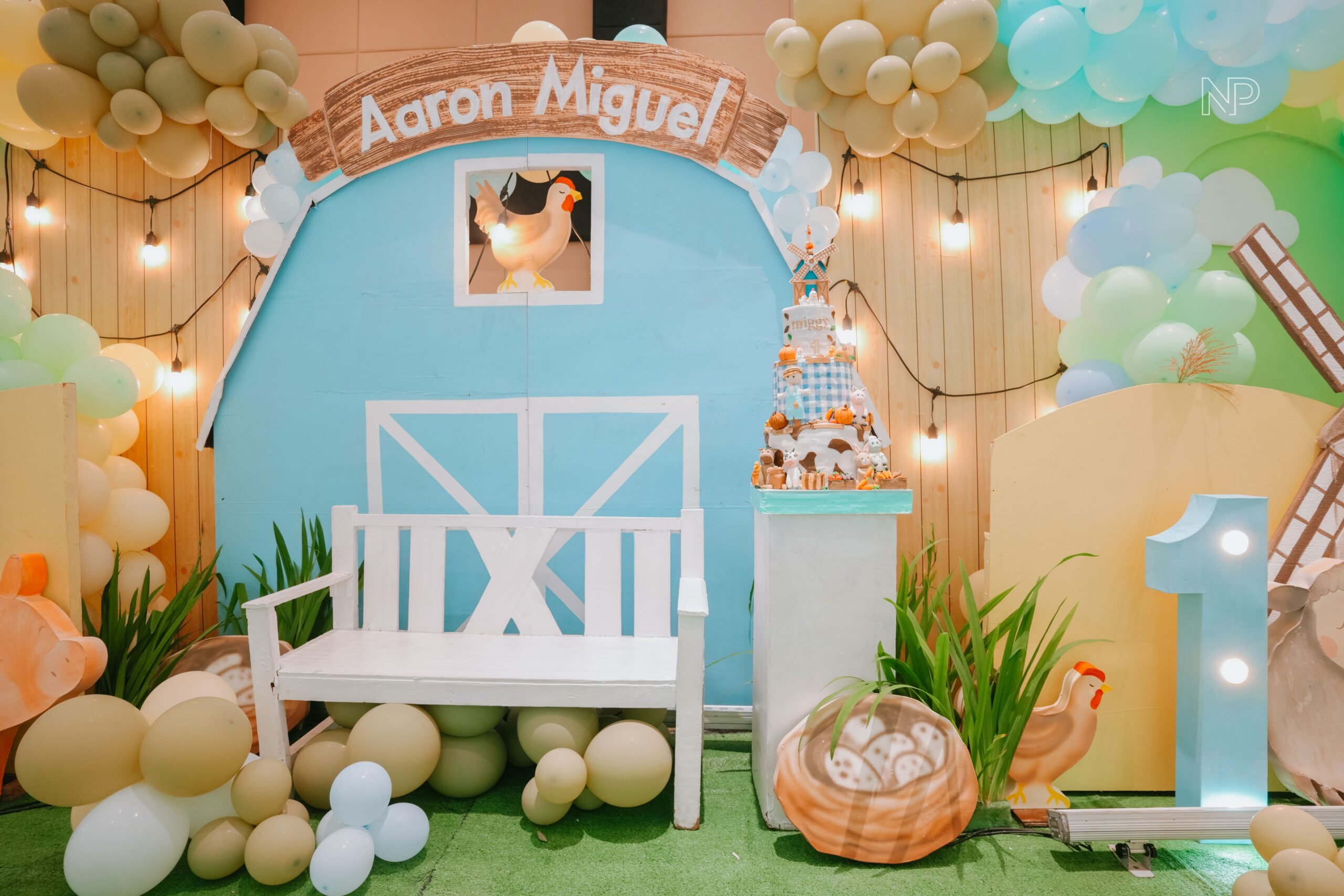 Barn Theme Party Setup in the Philippines | Farm Birthday Styling by Party Curators
