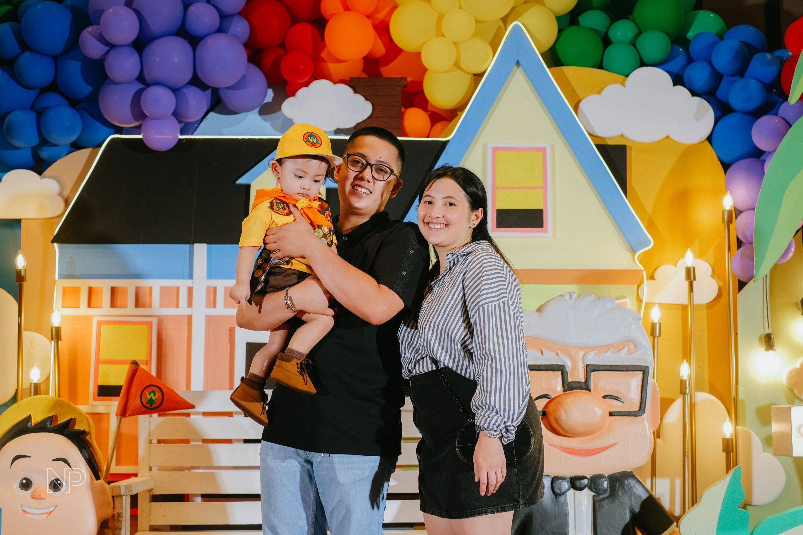 Up movie themed birthday party by creative event stylist – whimsical party decorations with balloons, adventure theme party setup, kids party ideas inspired by Pixar’s Up, colorful birthday backdrop, top event styling and coordination in Metro Manila