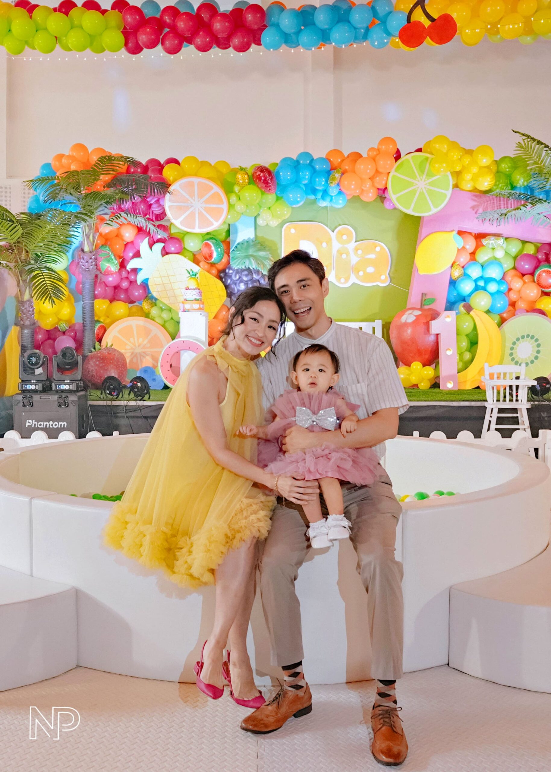 Tutti Frutti themed kids' party with vibrant fruit-inspired decor, tropical colors, and playful summer vibes. Expert event stylist in Metro Manila, Philippines, specializing in fun birthday themes, colorful party styling, and creative event setups for children. Perfect for summer parties, toddler birthdays, and fruity themed celebrations