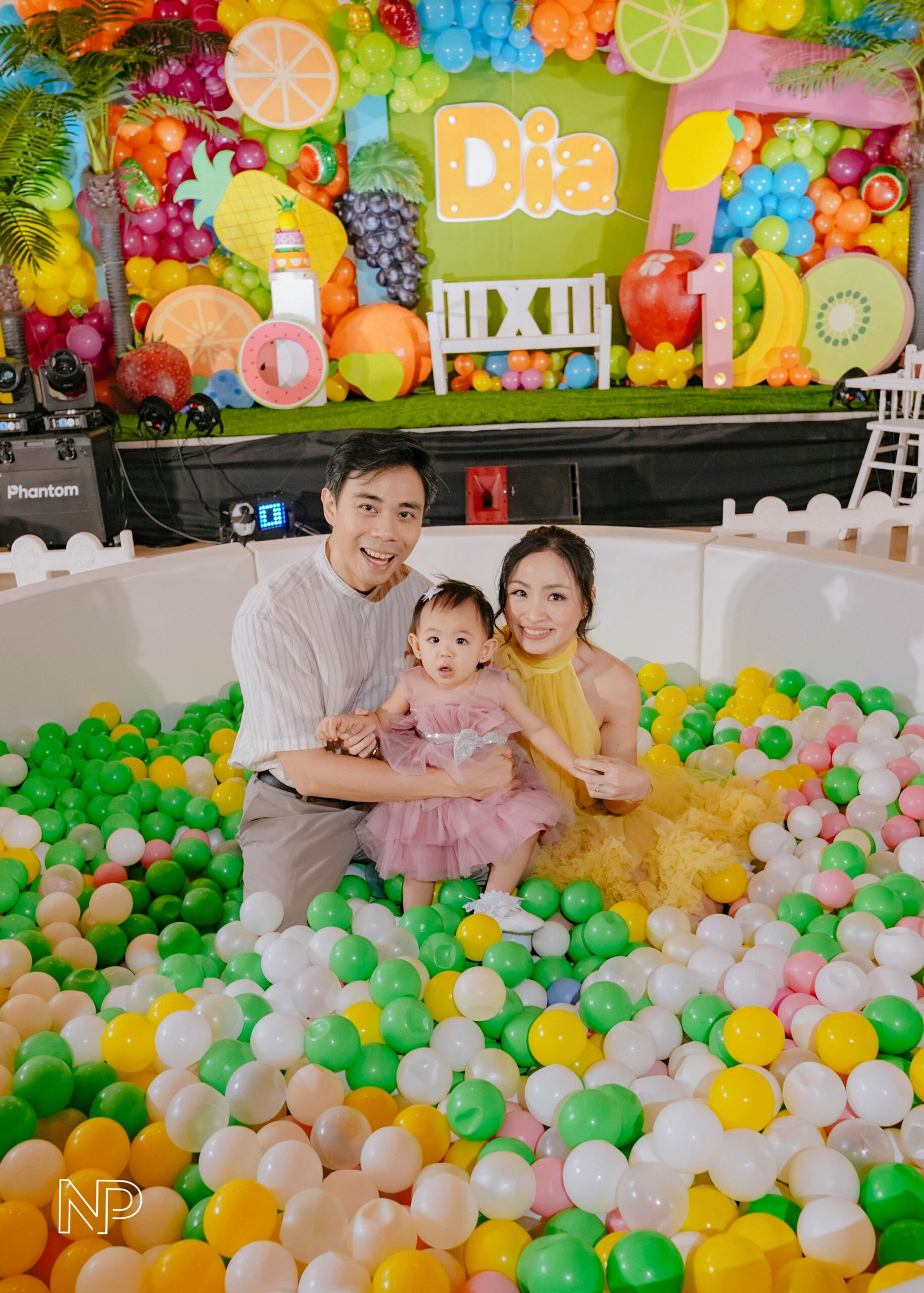 Tutti Frutti themed kids' party with vibrant fruit-inspired decor, tropical colors, and playful summer vibes. Expert event stylist in Metro Manila, Philippines, specializing in fun birthday themes, colorful party styling, and creative event setups for children. Perfect for summer parties, toddler birthdays, and fruity themed celebrations