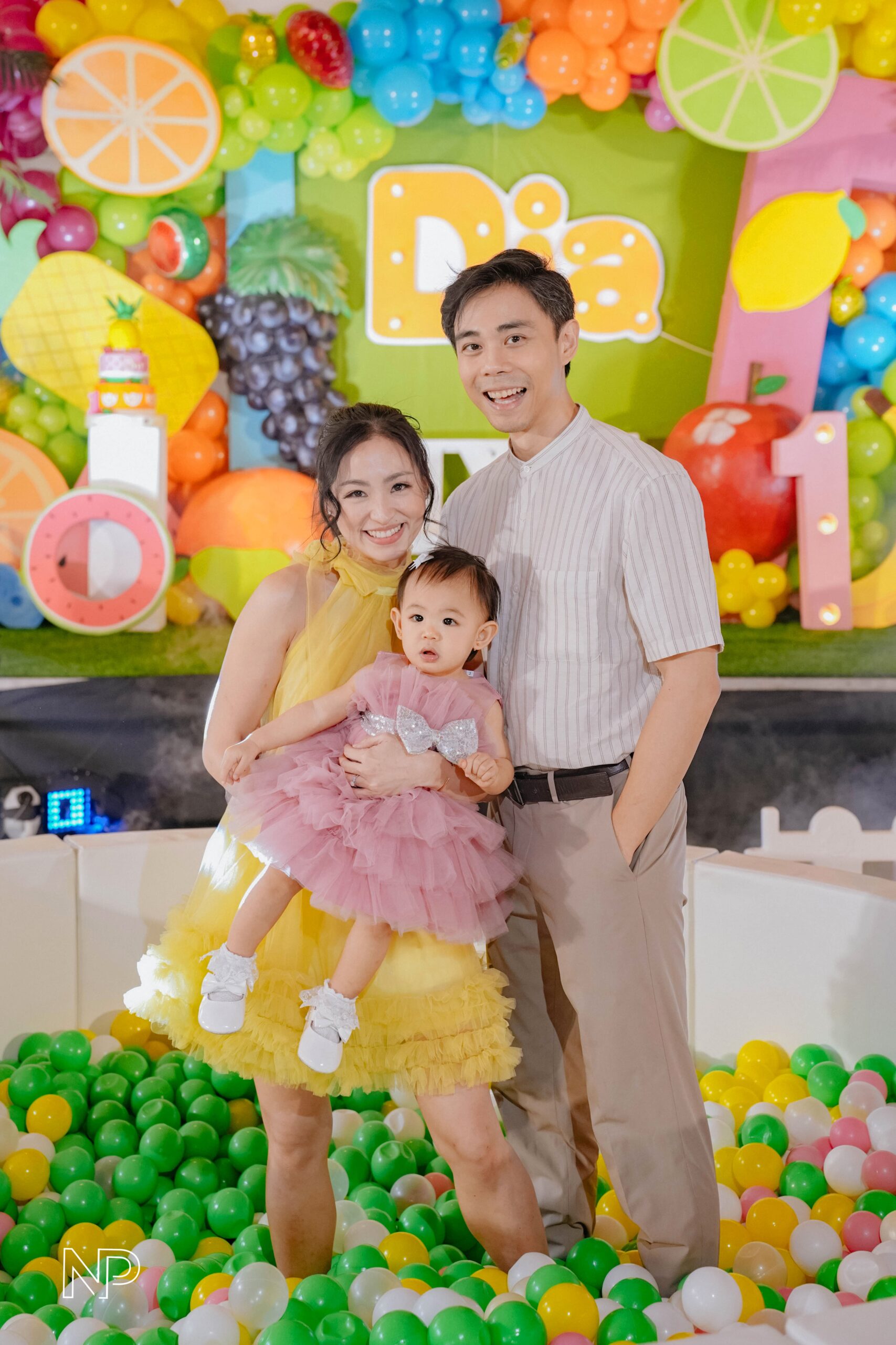 Tutti Frutti themed kids' party with vibrant fruit-inspired decor, tropical colors, and playful summer vibes. Expert event stylist in Metro Manila, Philippines, specializing in fun birthday themes, colorful party styling, and creative event setups for children. Perfect for summer parties, toddler birthdays, and fruity themed celebrations