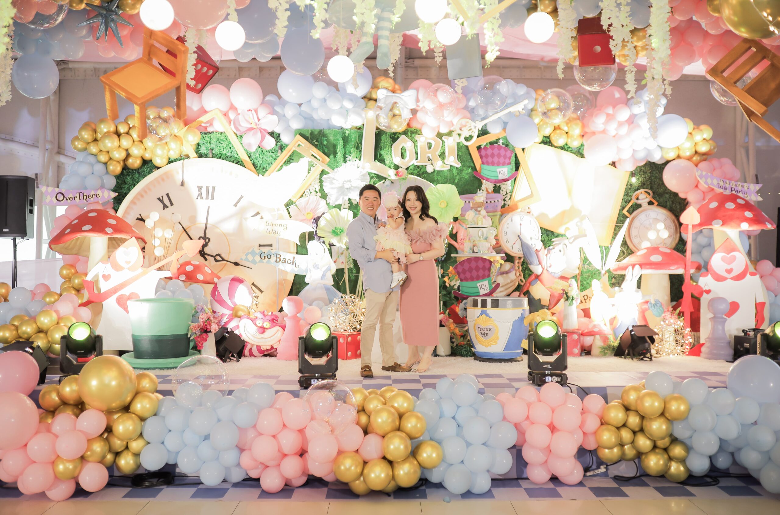 Alice in Wonderland theme kiddie party styling Metro Manila | whimsical Alice in Wonderland birthday decorations Philippines | magical tea party setup for kids Manila | storybook-themed birthday event stylist Philippines | Mad Hatter tea party decor Metro Manila | fantasy garden party setup for children Philippines | Alice in Wonderland party planner Manila