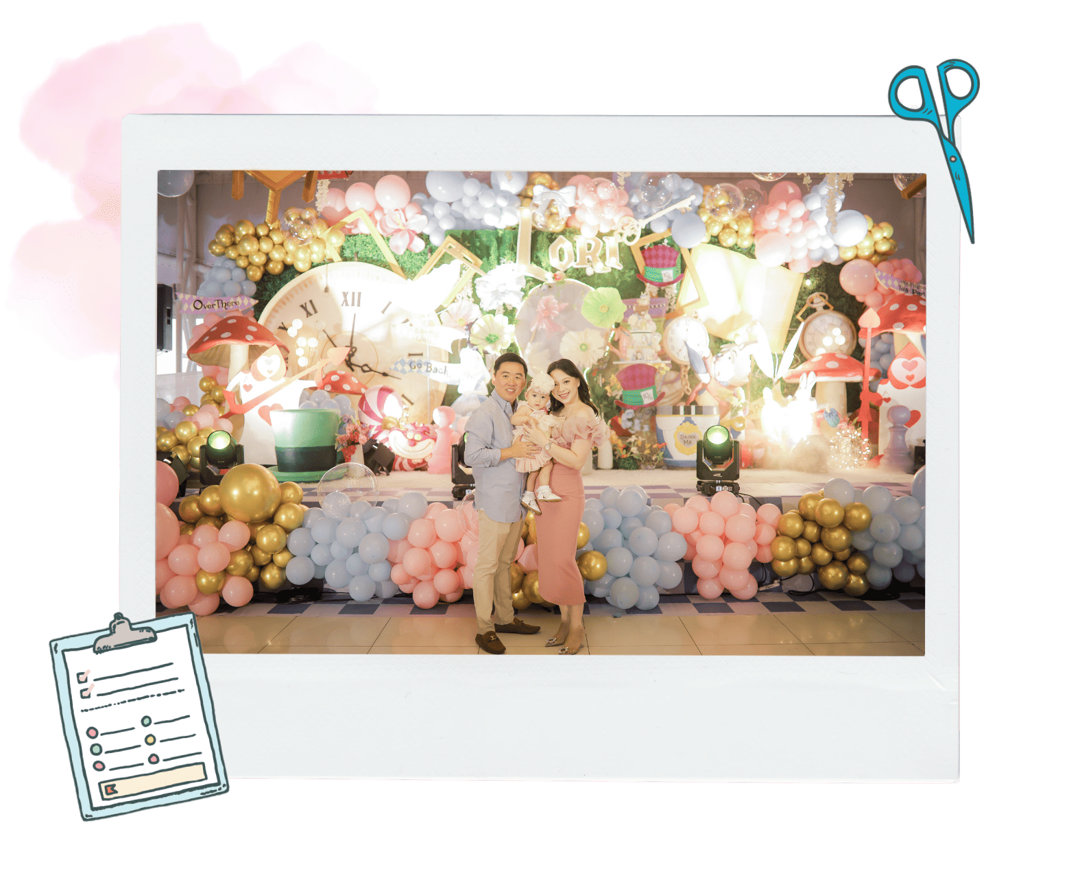 The best event stylist in Metro Manila creating a themed birthday setup for kids