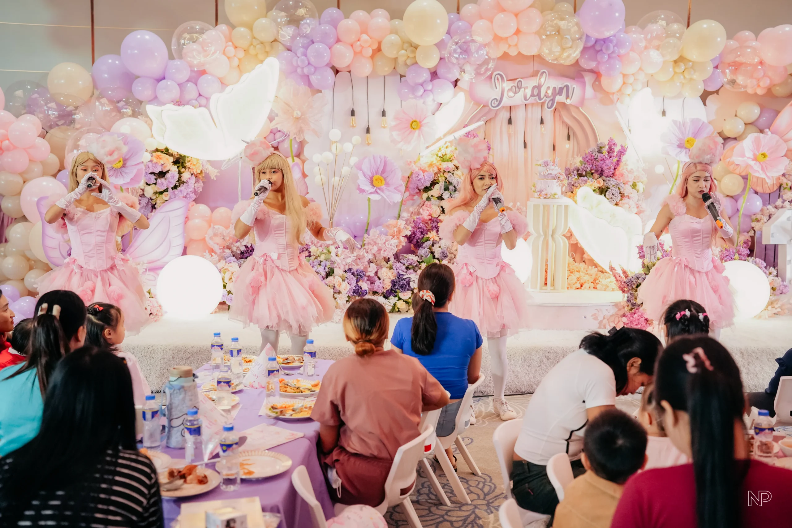 butterfly garden theme kiddie party styling Metro Manila | butterfly birthday party setup Philippines | cute pastel color party decorations Manila | best party stylist Metro Manila