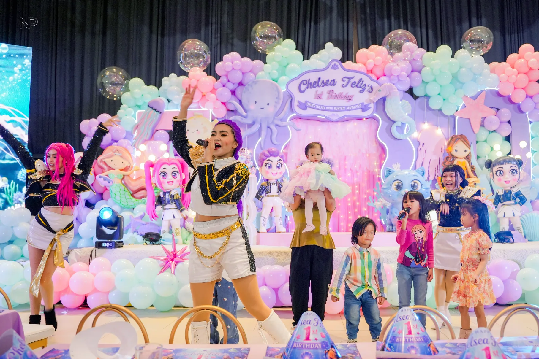 Under the Sea with HUNTR/X KPop Demon Hunters themed birthday party in Metro Manila