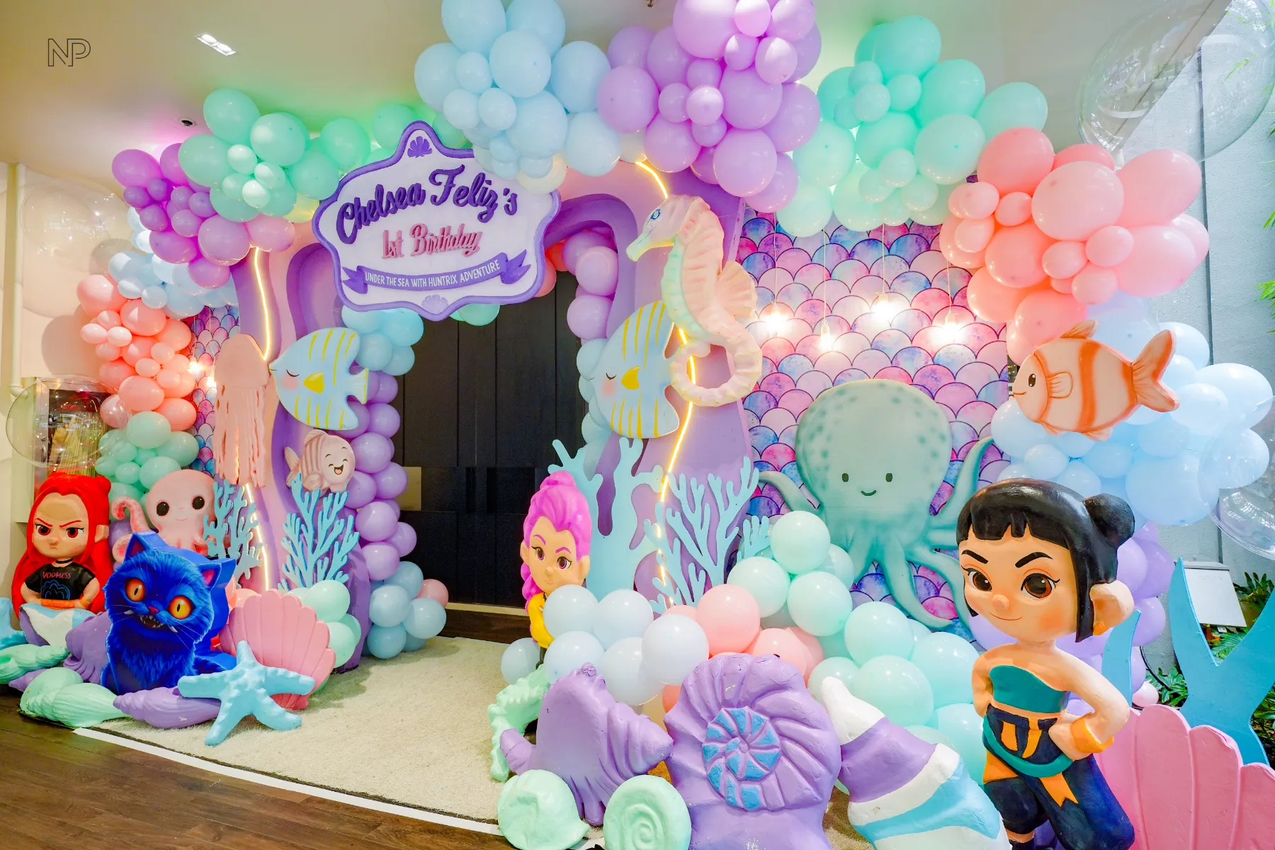 Under the Sea with HUNTR/X KPop Demon Hunters themed birthday party in Metro Manila