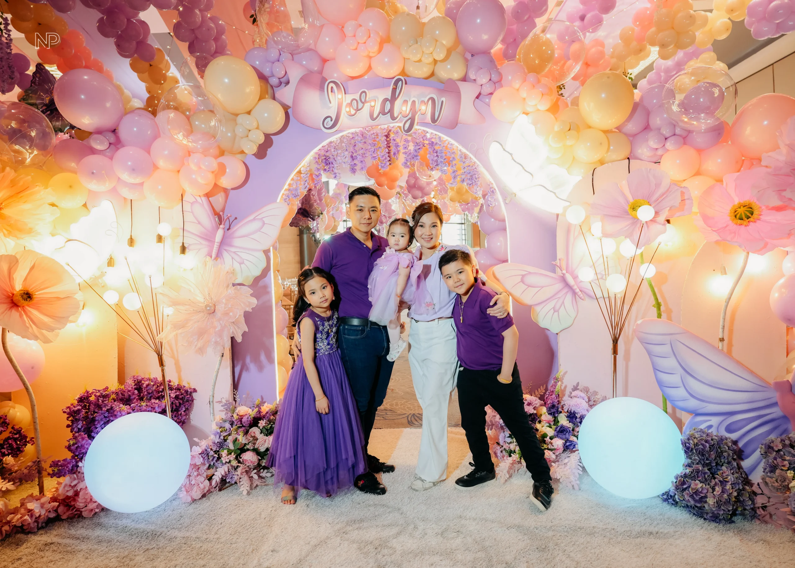 butterfly garden theme kiddie party styling Metro Manila | butterfly birthday party setup Philippines | cute pastel color party decorations Manila | best party stylist Metro Manila