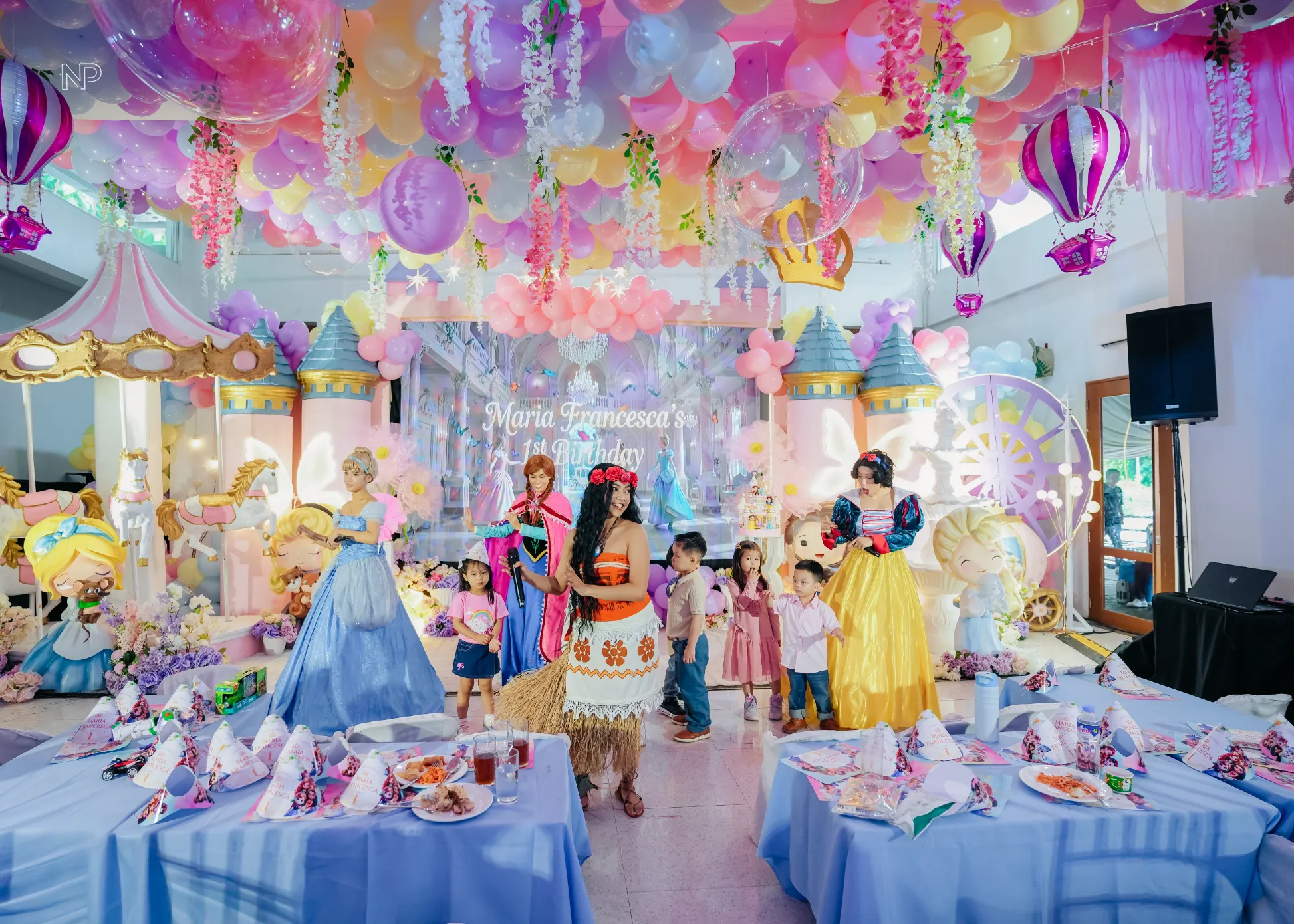 Fairytale princess themed kids birthday party styled by Party Curators Philippines