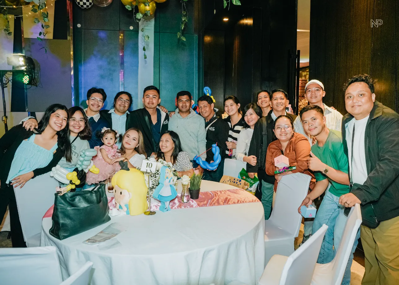 Alice in Wonderland themed girl birthday party setup in Metro Manila